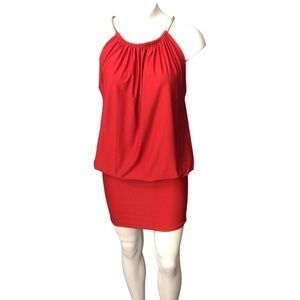 Sabora Vibrant Red Dress